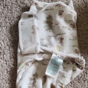 Disney 0-3M Winnie The Poo Woodland Print Baby Swaddle